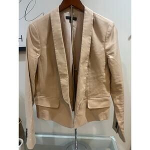 Tan Open Front Blazer